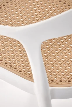 K530 krzesło biały / naturalny (1p=4szt)1 sztuka
