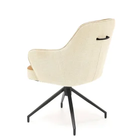 K527 krzesło brązowy / beżowy (1p=2szt)1 sztuka
