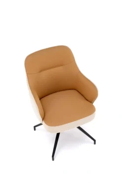 K527 krzesło brązowy / beżowy (1p=2szt)1 sztuka