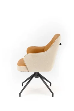 K527 krzesło brązowy / beżowy (1p=2szt)1 sztuka