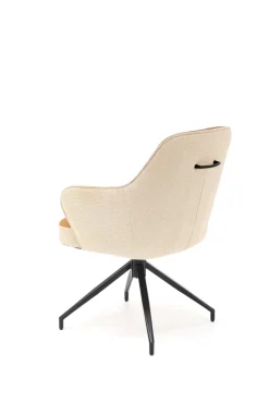 K527 krzesło brązowy / beżowy (1p=2szt)1 sztuka