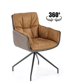 K523 krzesło brązowy / ciemny brąz (1p=2szt)1 sztuka