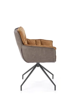 K523 krzesło brązowy / ciemny brąz (1p=2szt)1 sztuka