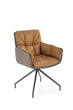 K523 krzesło brązowy / ciemny brąz (1p=2szt)1 sztuka