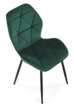 K453 krzesło ciemny zielony (1p=4szt)1 sztuka