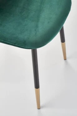K379 krzesło ciemny zielony (1p=4szt)1 sztuka