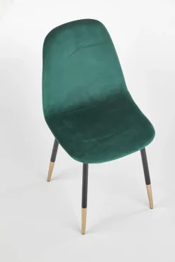 K379 krzesło ciemny zielony (1p=4szt)1 sztuka