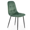 K417 krzesło ciemny zielony velvet (1p=4szt)1 sztuka