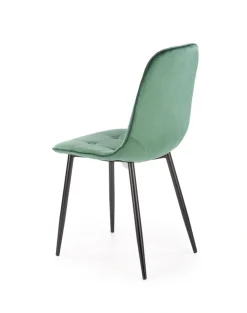 K417 krzesło ciemny zielony velvet (1p=4szt)1 sztuka