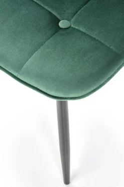 K417 krzesło ciemny zielony velvet (1p=4szt)1 sztuka