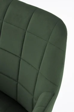K305 krzesło czarny / ciemny zielony (1p=2szt)1 sztuka