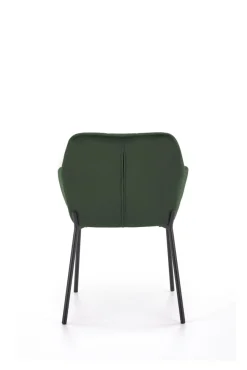 K305 krzesło czarny / ciemny zielony (1p=2szt)1 sztuka