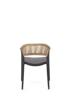 K582 krzesło czarny / naturalny (1p=4szt)1 sztuka