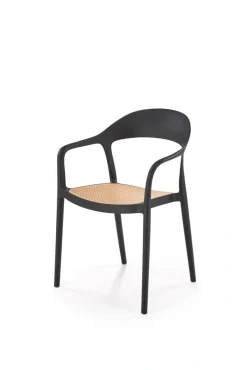 K530 krzesło czarny / naturalny (1p=4szt)1 sztuka