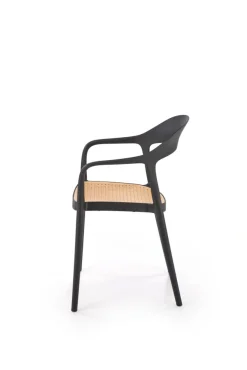 K530 krzesło czarny / naturalny (1p=4szt)1 sztuka