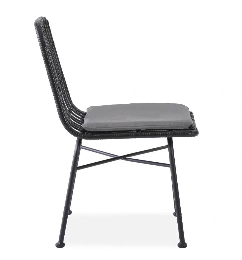 K401 krzesło czarny / popielaty (1p=4szt)1 sztuka