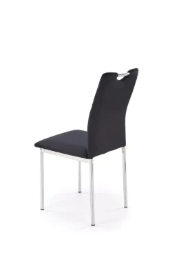 K578 krzesło czarny / srebrny (1p=4szt)1 sztuka