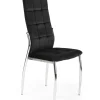 K416 krzesło czarny velvet (1p=4szt)1 sztuka