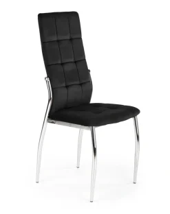 K416 krzesło czarny velvet (1p=4szt)1 sztuka