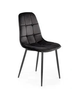 K417 krzesło czarny velvet (1p=4szt)1 sztuka