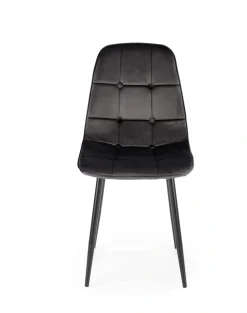 K417 krzesło czarny velvet (1p=4szt)1 sztuka