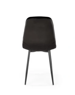 K417 krzesło czarny velvet (1p=4szt)1 sztuka