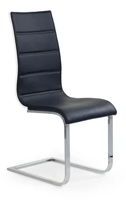 K104 krzesło czarny/biały ekoskóra (2p=4szt)1 sztuka