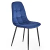 K417 krzesło granatowy velvet (1p=4szt)1 sztuka