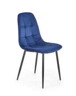 K417 krzesło granatowy velvet (1p=4szt)1 sztuka