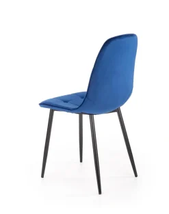 K417 krzesło granatowy velvet (1p=4szt)1 sztuka