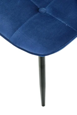 K417 krzesło granatowy velvet (1p=4szt)1 sztuka