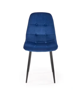 K417 krzesło granatowy velvet (1p=4szt)1 sztuka