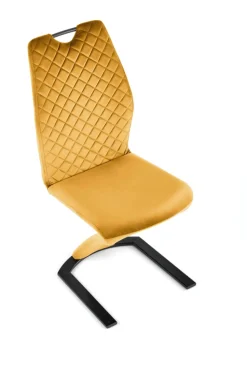 K442 krzesło musztardowy (1p=2szt)1 sztuka