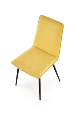 K493 krzesło musztardowy (1p=4szt)1 sztuka