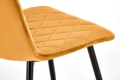 K525 krzesło musztardowy (1p=4szt)1 sztuka