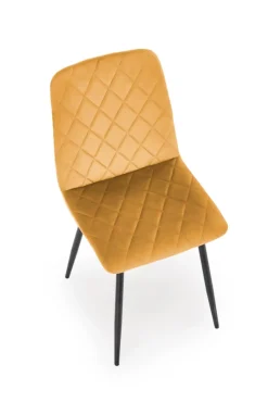 K525 krzesło musztardowy (1p=4szt)1 sztuka