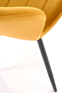 K538 krzesło musztardowy (1p=4szt)1 sztuka