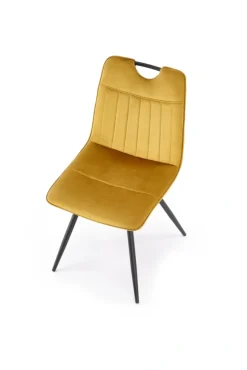 K521 krzesło musztardowy (1p=4szt)1 sztuka