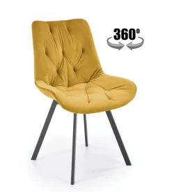 K519 krzesło musztardowy (1p=2szt)1 sztuka