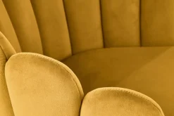 K410 krzesło musztardowy velvet (1p=1szt)1 sztuka