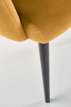 K410 krzesło musztardowy velvet (1p=1szt)1 sztuka