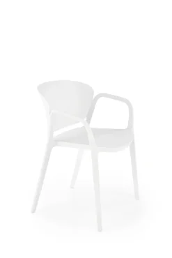 K491 krzesło plastik biały (1p=4szt)1 sztuka