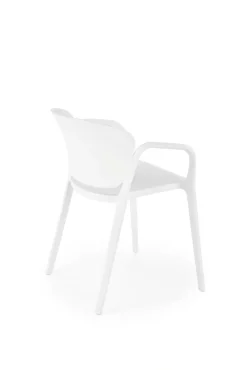 K491 krzesło plastik biały (1p=4szt)1 sztuka
