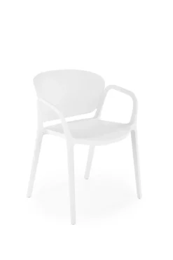 K491 krzesło plastik biały (1p=4szt)1 sztuka