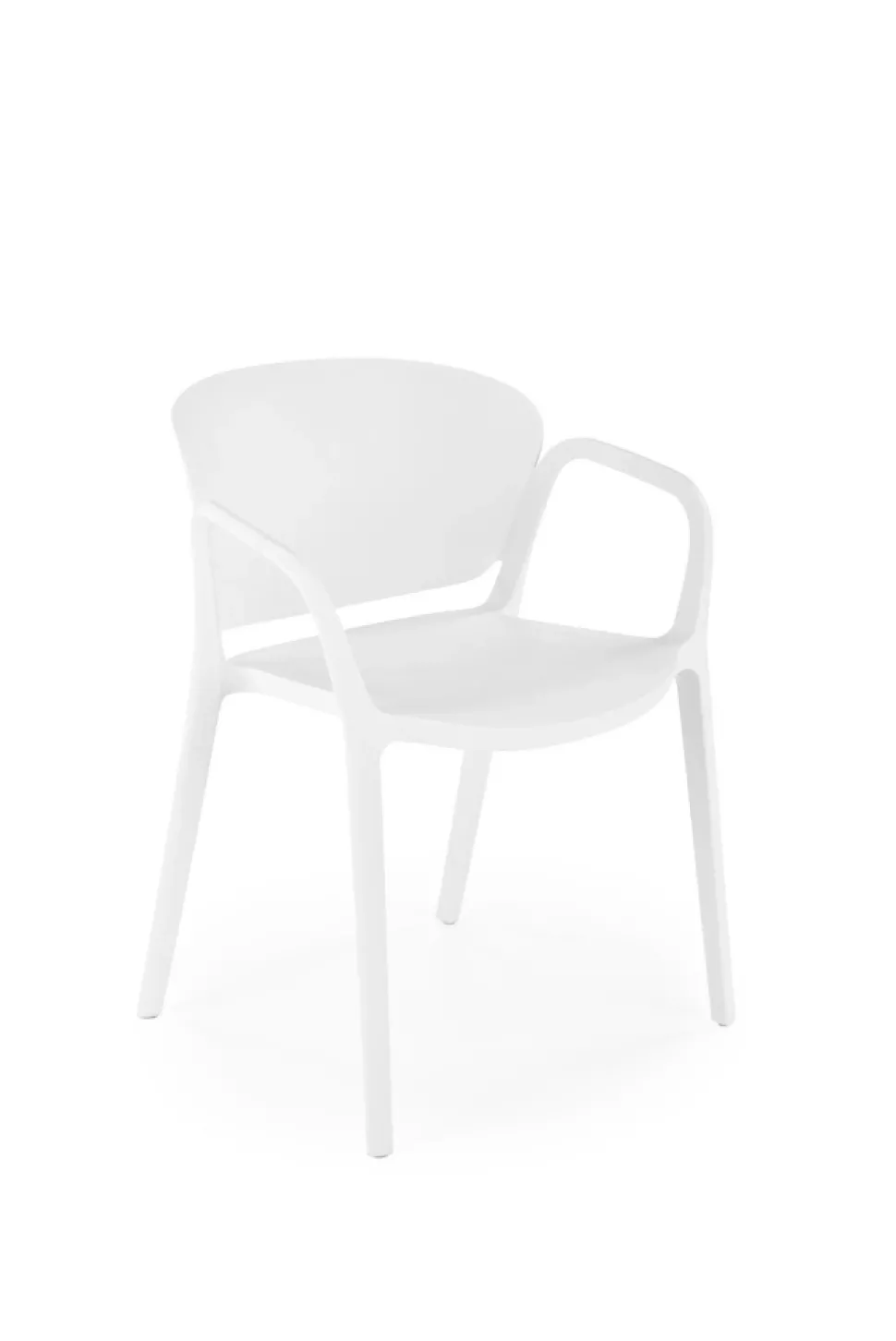 K491 krzesło plastik biały (1p=4szt)1 sztuka