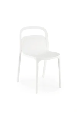 K490 krzesło plastik biały (1p=4szt)1 sztuka