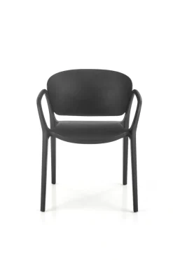 K491 krzesło plastik czarny (1p=4szt)1 sztuka
