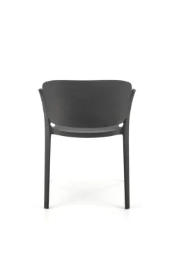 K491 krzesło plastik czarny (1p=4szt)1 sztuka