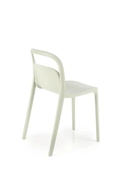 K490 krzesło plastik miętowy(1p=4szt)1 sztuka