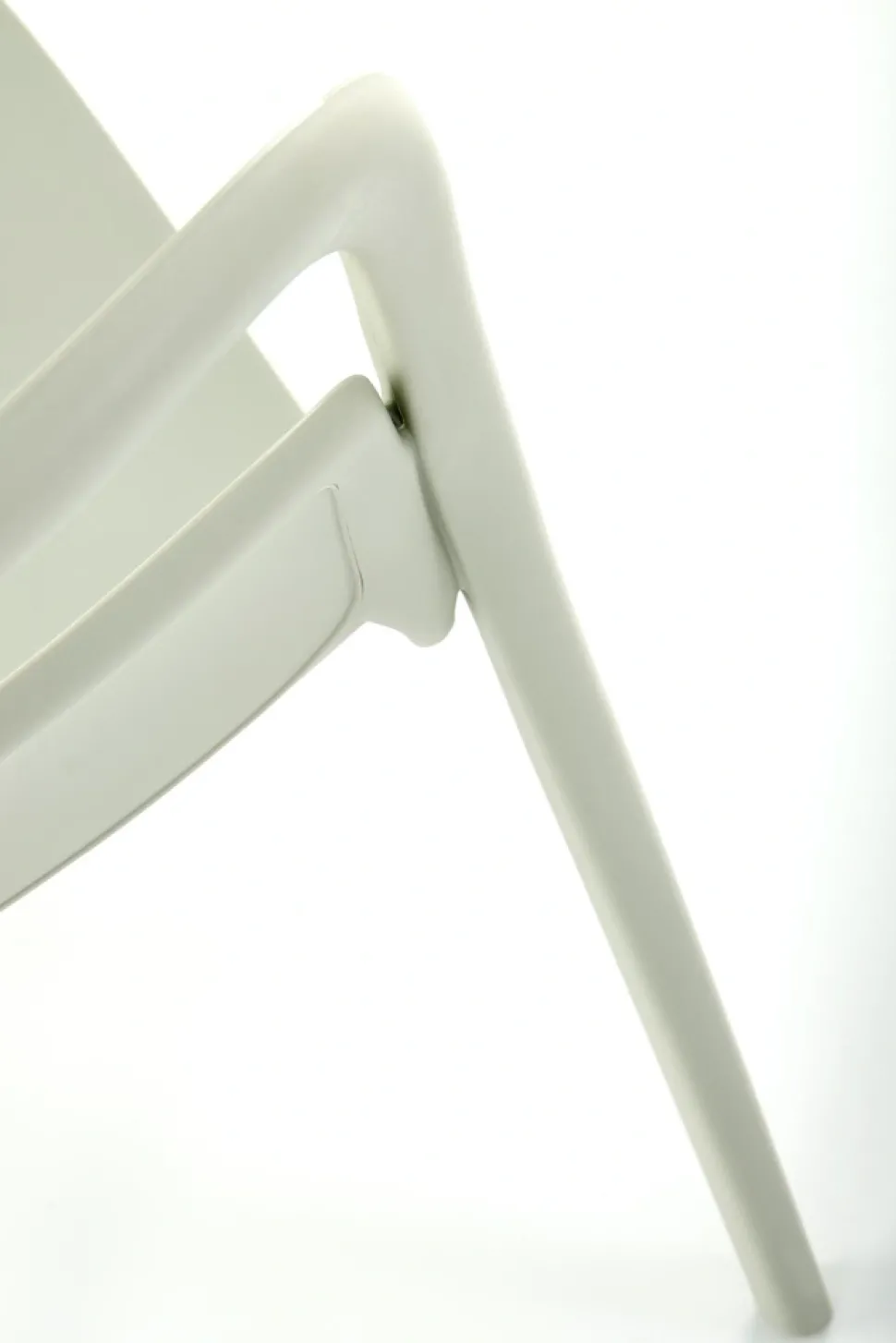 K490 krzesło plastik miętowy(1p=4szt)1 sztuka